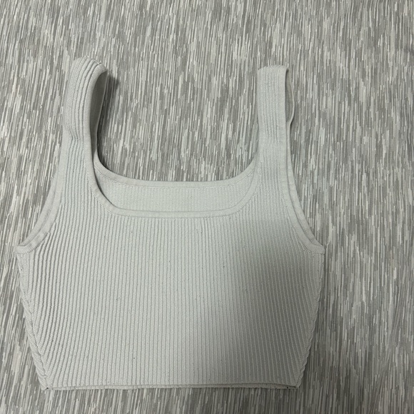 Babaton Sculpt Knit Tank in White - Picture 3 of 4